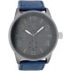 OOZOO Timepieces 48mm Dark Blue Leather Strap C7442